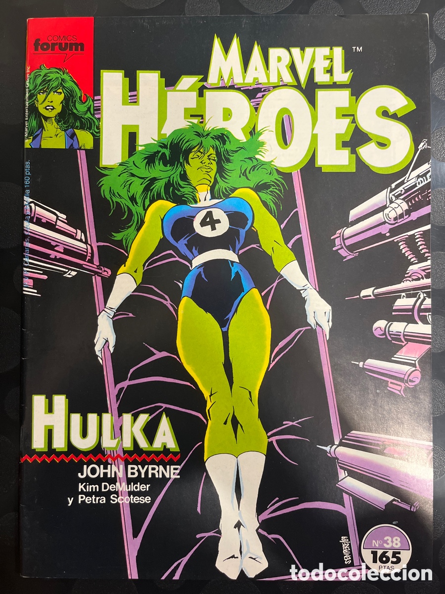 C&oacute;mics: MARVEL H&Eacute;ROES N.38 HULKA ( 1986/1993 ) - Foto 1