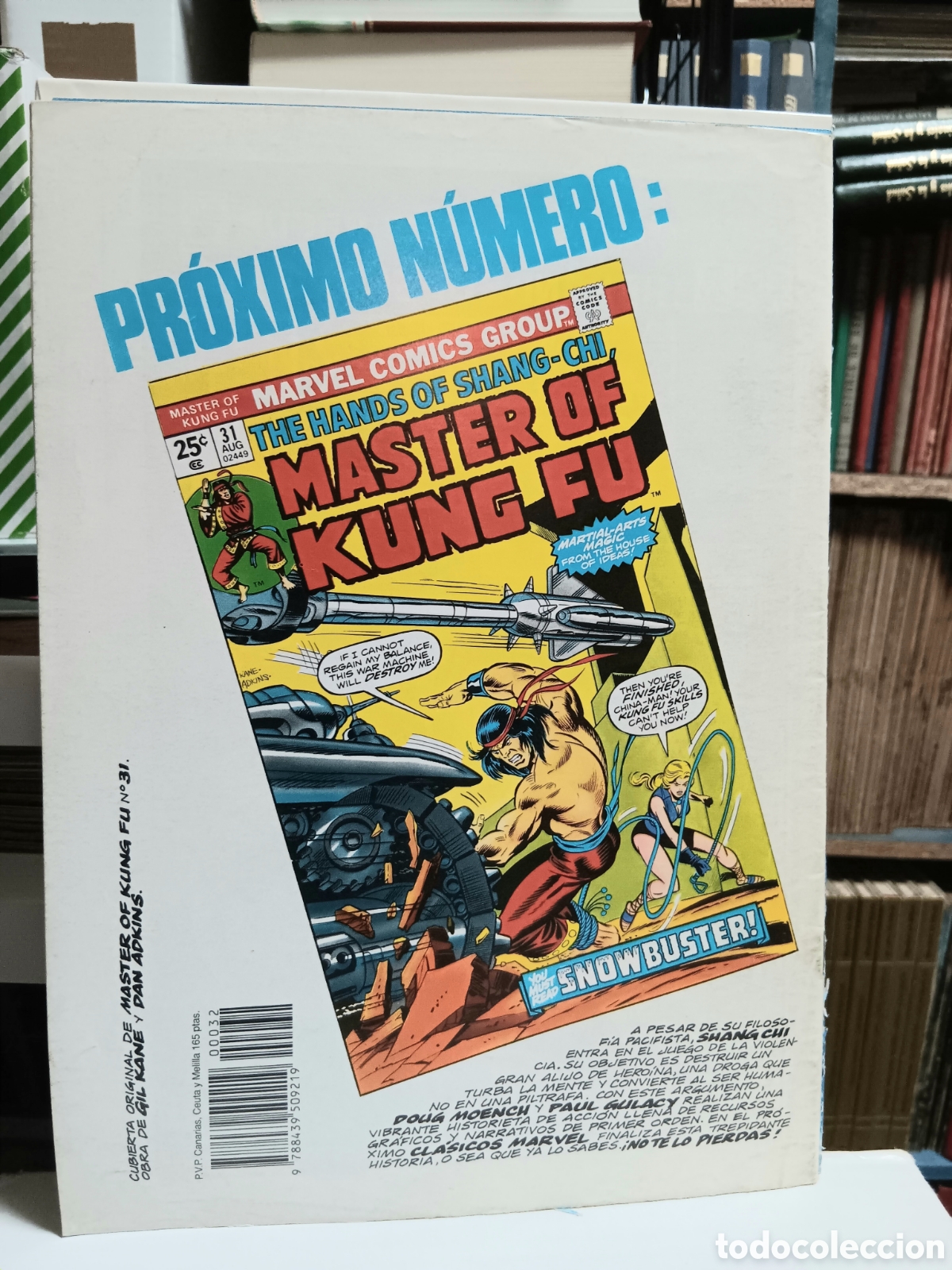 C&oacute;mics: TEBEOS-COMICS CANDY ● CL&Aacute;SICOS MARVEL 32 ● SANG CHI ● FORUM ● AA99 X0224 ● - Foto 2
