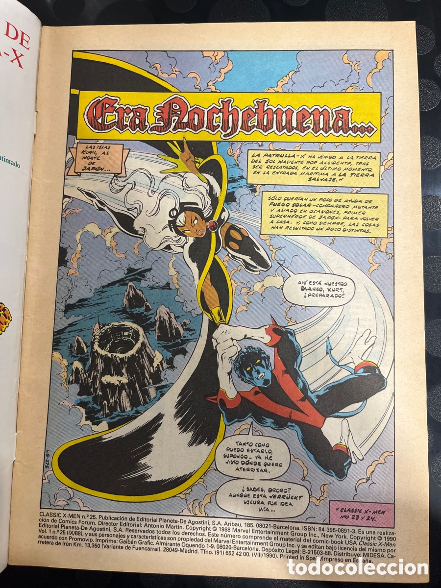 C&oacute;mics: CLASSIC X MEN VOL.1 N.25 EN PODER DE MAGNUM ( 1988/1992 ) - Foto 3