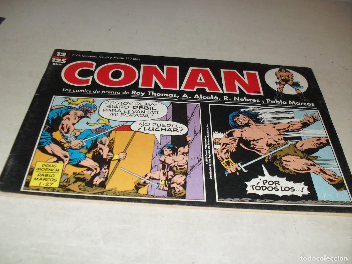 C&oacute;mics: CONAN,LOS COMICS DE PRENSA N&ordm; 12,ULTIMO,DE ROY THOMAS,)DE 12).FORUM,1989 - Foto 1