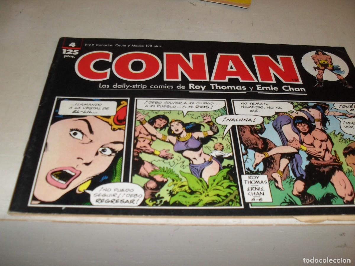 C&oacute;mics: CONAN,LOS COMICS DE PRENSA N&ordm; 4,DE ROY THOMAS,(DE 12).FORUM,1989 - Foto 1