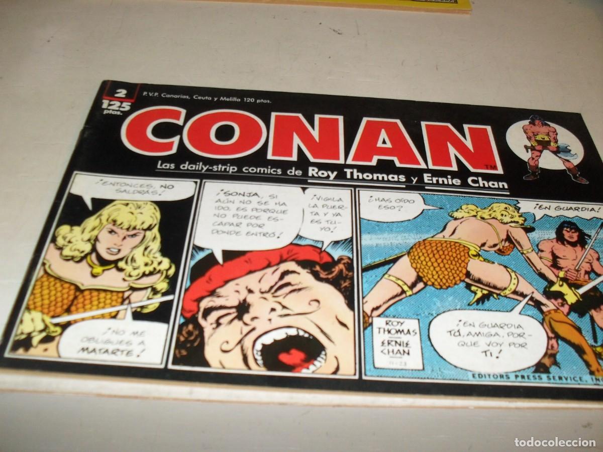 C&oacute;mics: CONAN,LOS COMICS DE PRENSA N&ordm; 2,DE ROY THOMAS,CON RED SONJA,(DE 12).FORUM,1989 - Foto 1