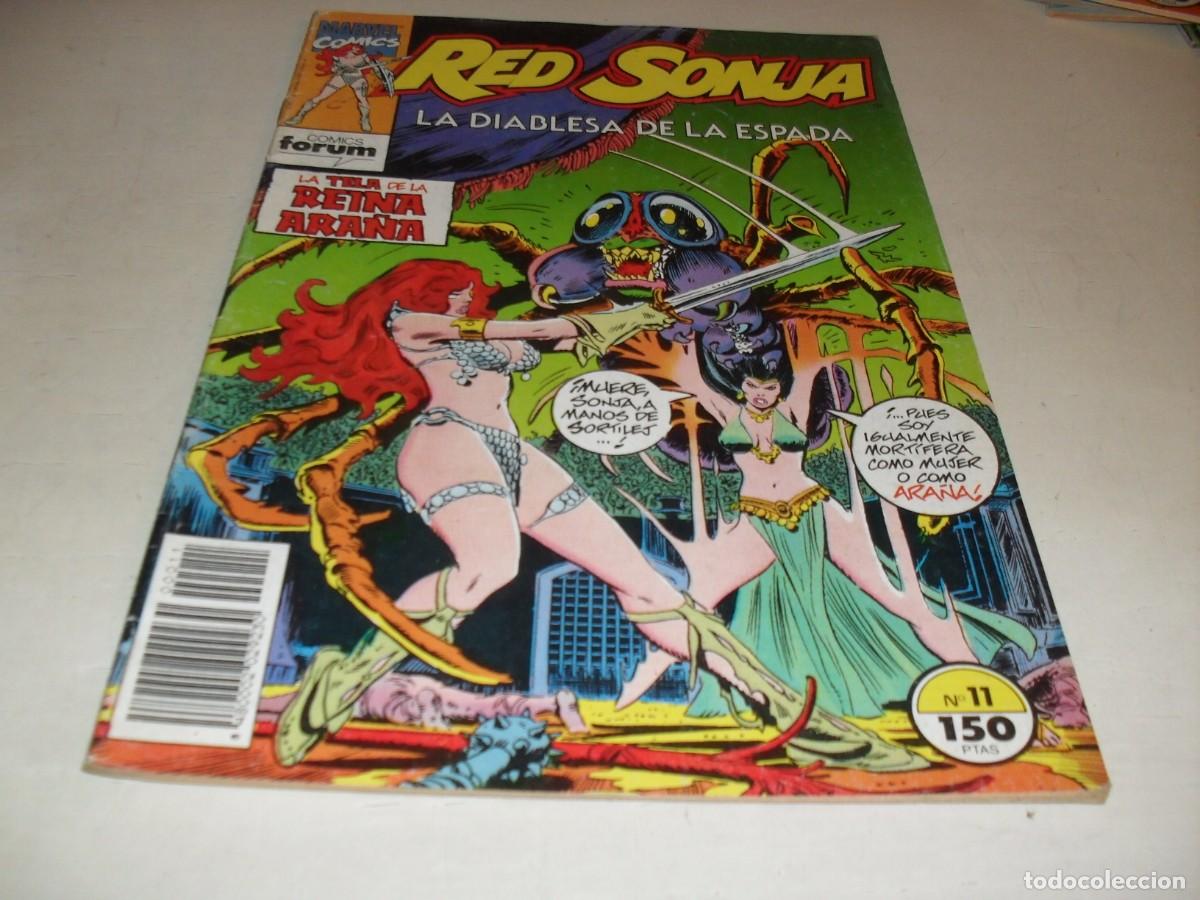 C&oacute;mics: RED SONJA,LA DIABLESA DE LA ESPADA,N&ordm; 11,(DE 2O),CON THONGOR DE COMPLEMENTO.FORUM,1992 - Foto 1
