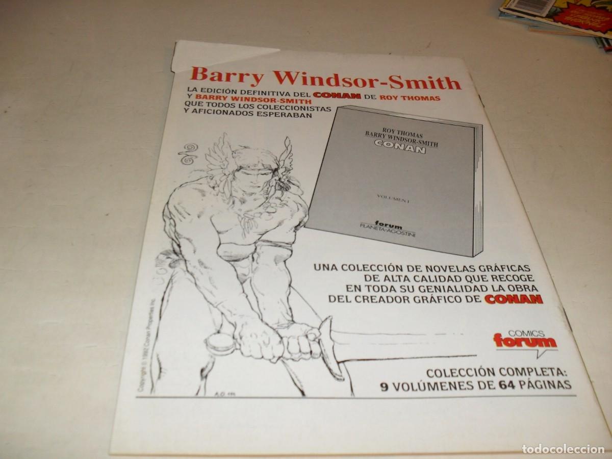 C&oacute;mics: RED SONJA,LA DIABLESA DE LA ESPADA,N&ordm; 10,(DE 2O),CON THONGOR DE COMPLEMENTO.FORUM,1992 - Foto 2