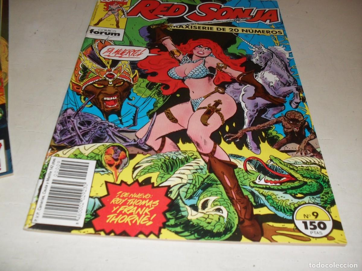 C&oacute;mics: RED SONJA,LA DIABLESA DE LA ESPADA,N&ordm; 9,(DE 2O),CON THONGOR DE COMPLEMENTO.FORUM,1992 - Foto 1