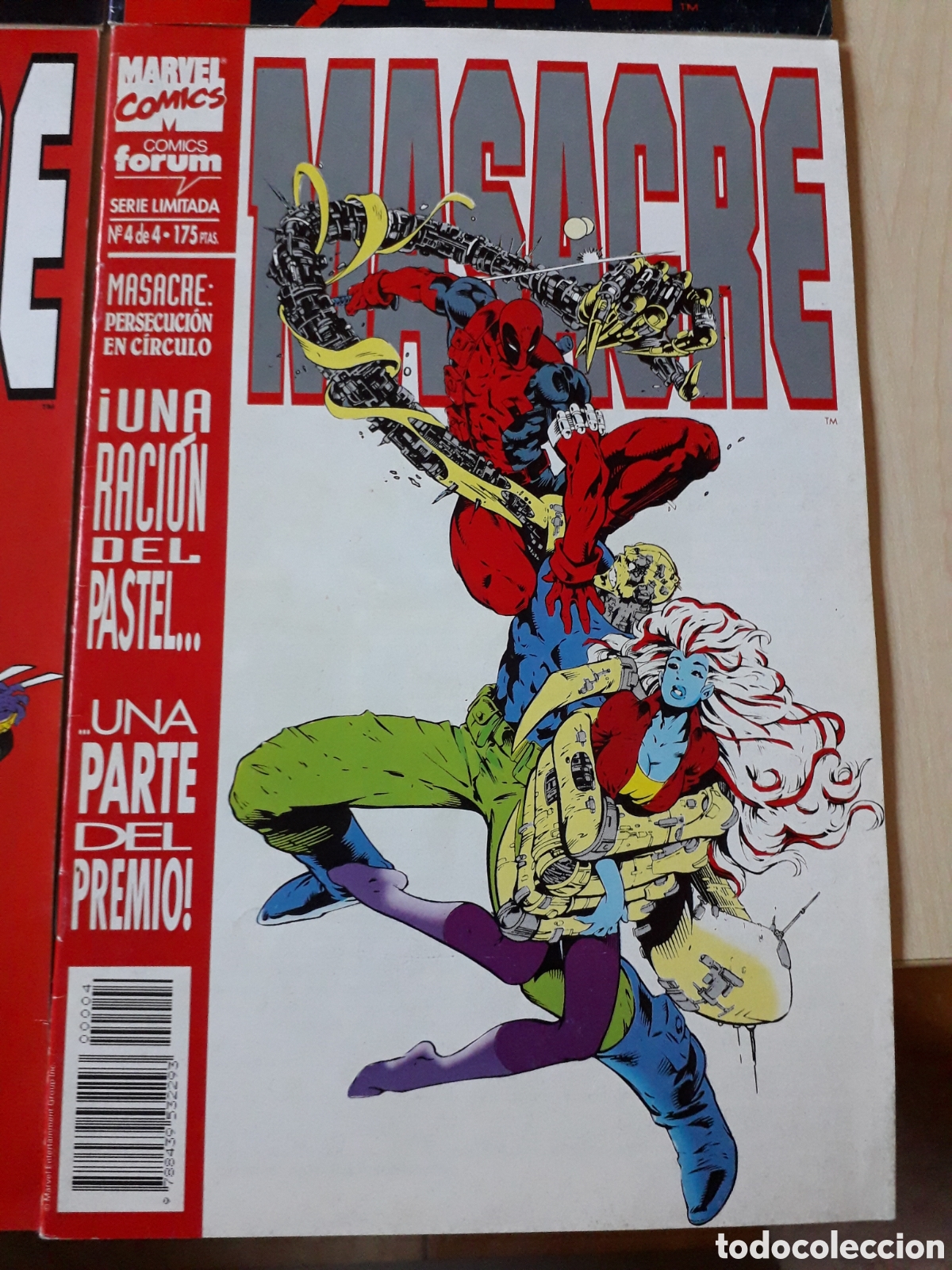 C&oacute;mics: MASACRE DEADPOOL. PERSECUCI&Oacute;N EN C&Iacute;RCULO. SERIE LIMITADA 4 NUM. &iexcl; COMPLETA! - Foto 5