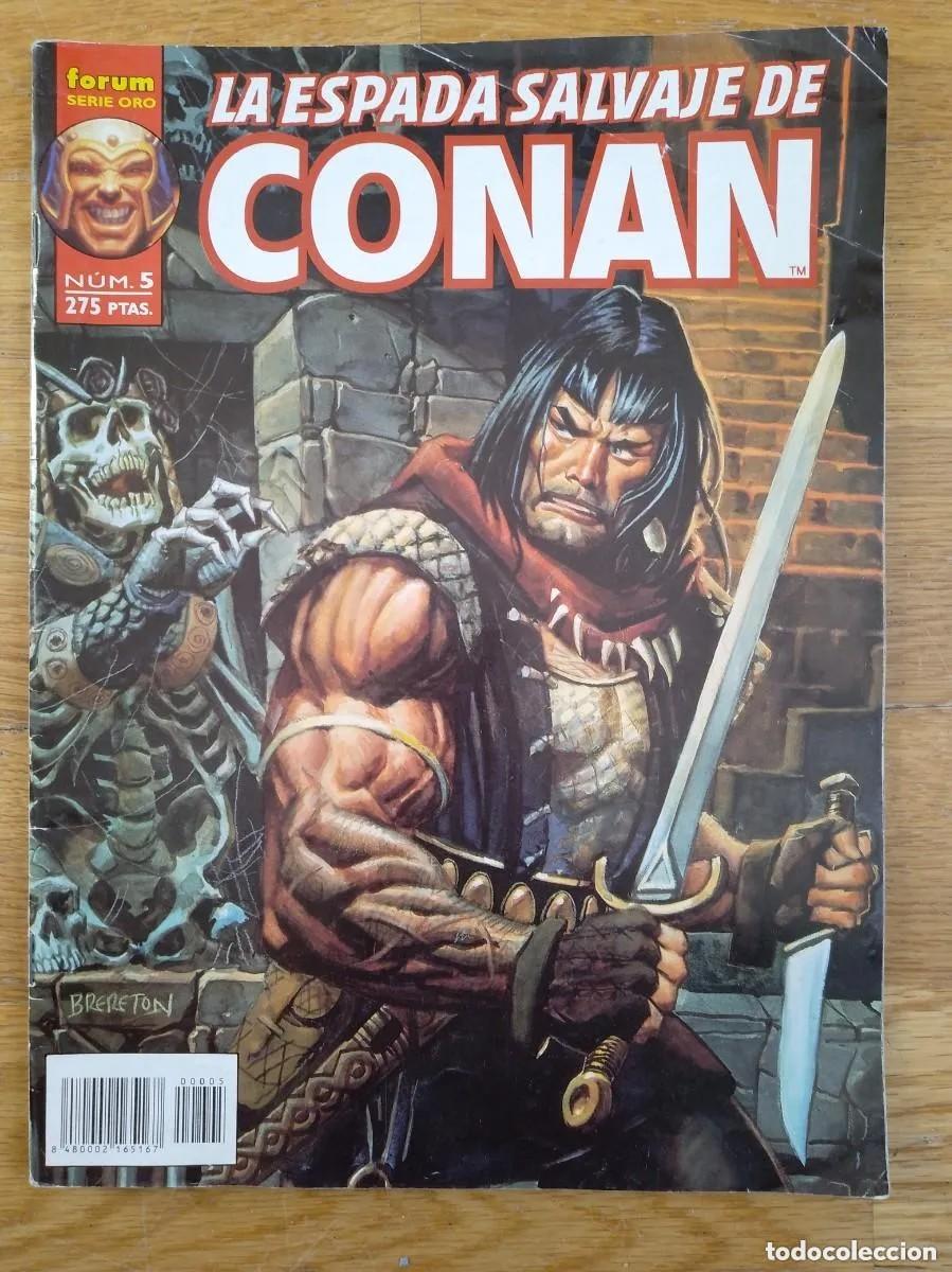 C&oacute;mics: LA ESPADA SALVAJE DE CONAN. NUM 5. FORUM SERIE ORO. 1996 - Foto 1