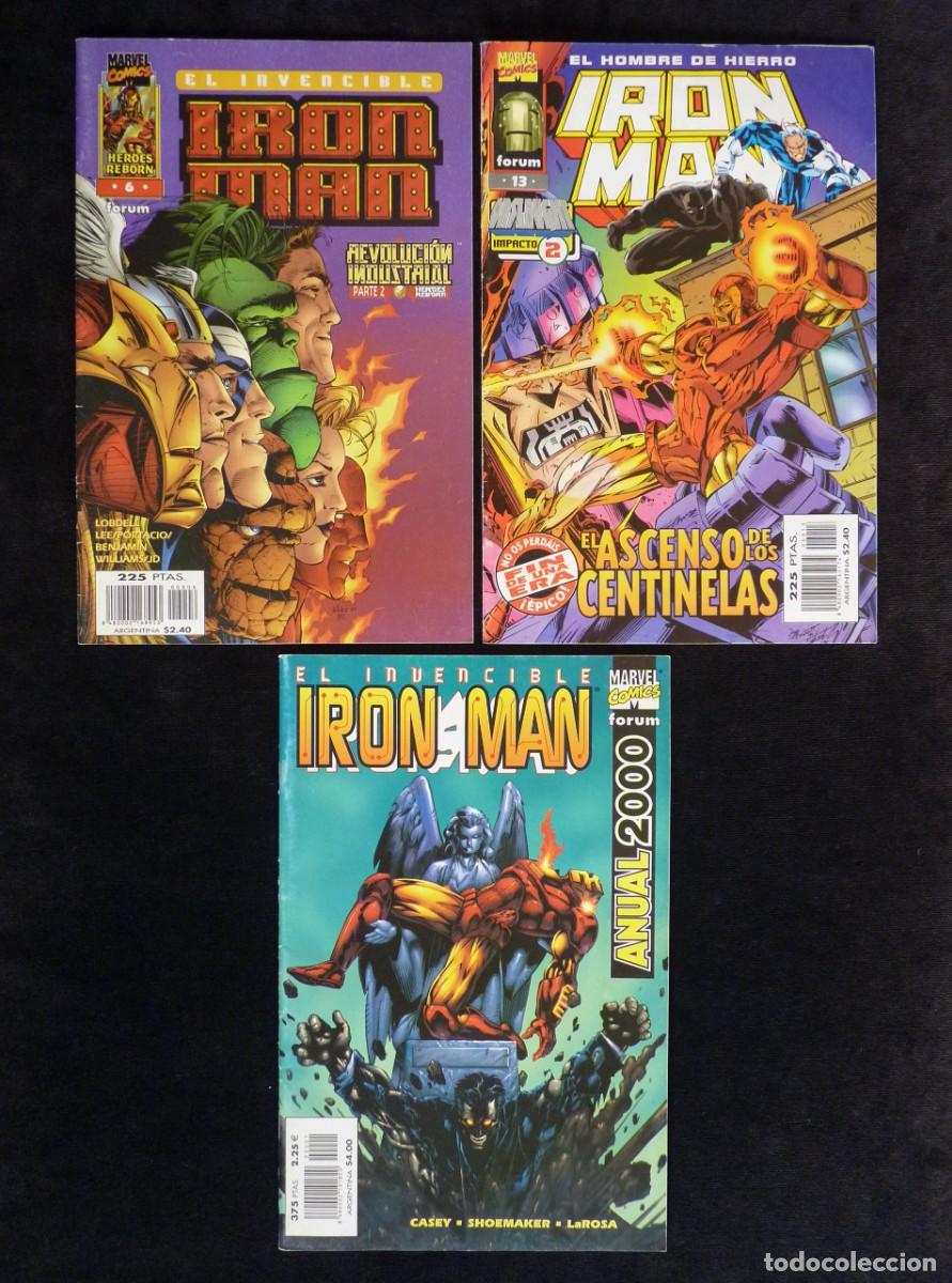 C&oacute;mics: LOTE DE 23 COMICS IRON MAN. ED. FORUM, VARIAS SERIES. LEER - Foto 10