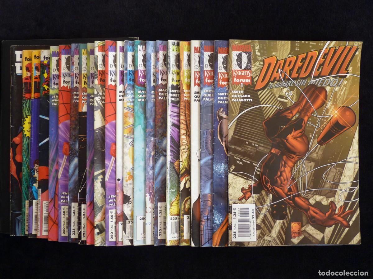 C&oacute;mics: LOTE DE 25 COMICS DAREDEVIL. ED. FORUM, VARIAS SERIES. LEER - Foto 1