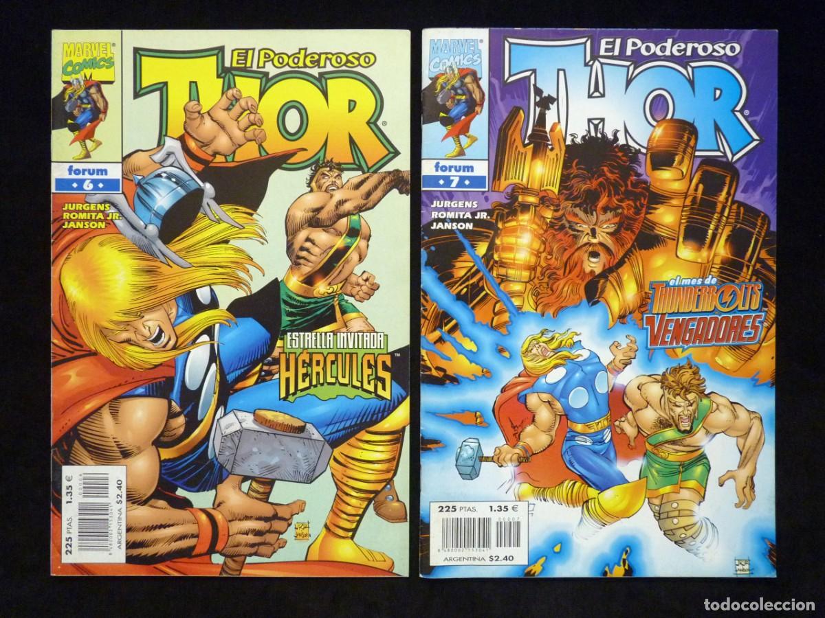 C&oacute;mics: LOTE DE 6 COMICS EL PODEROSO THOR. ED. FORUM. LEER - Foto 6