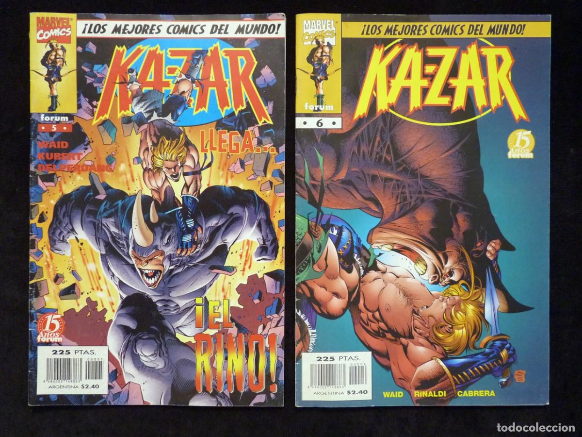 C&oacute;mics: LOTE DE 9 COMICS KA-ZAR. ED. FORUM. LEER - Foto 4