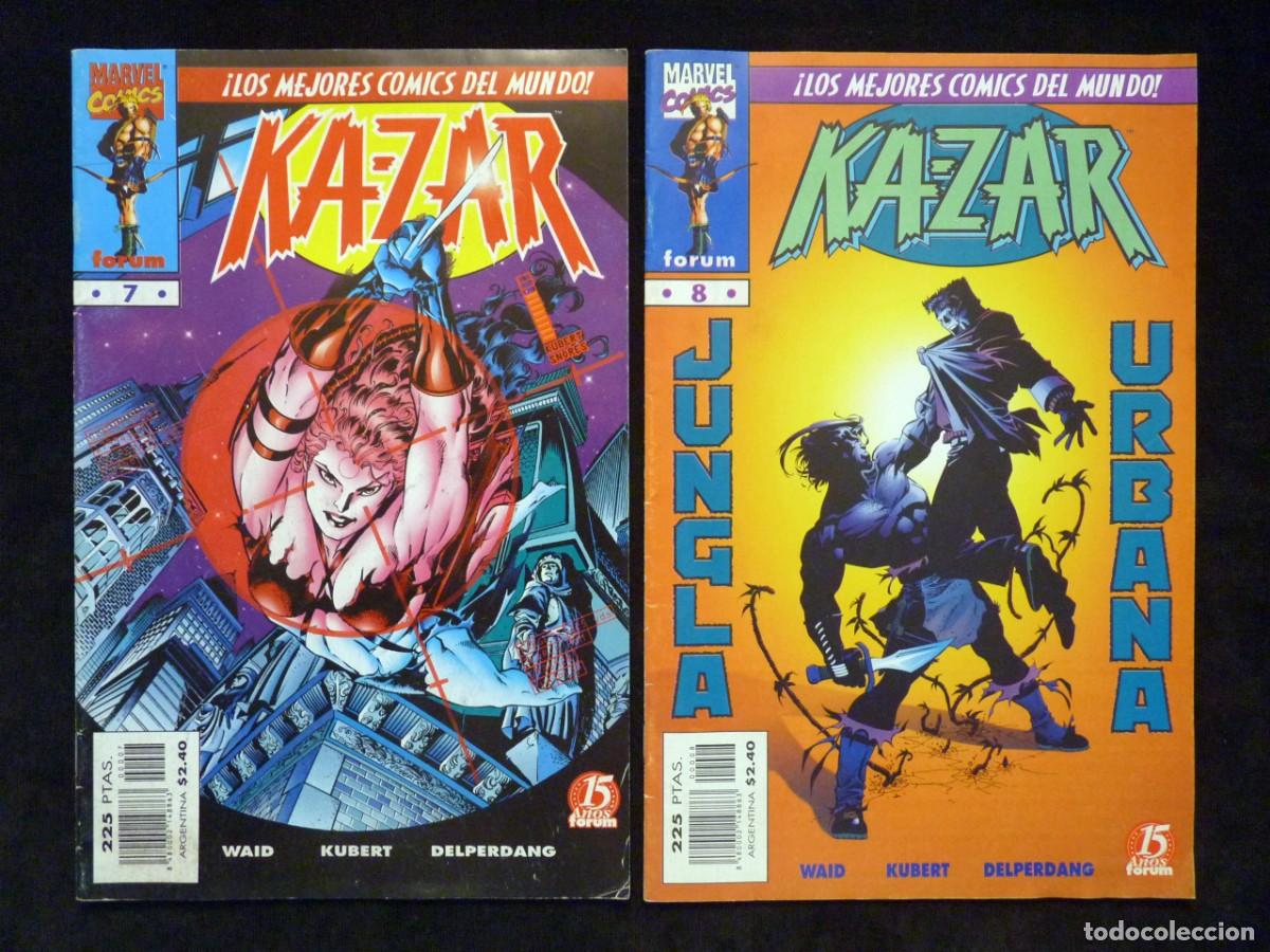 C&oacute;mics: LOTE DE 9 COMICS KA-ZAR. ED. FORUM. LEER - Foto 5