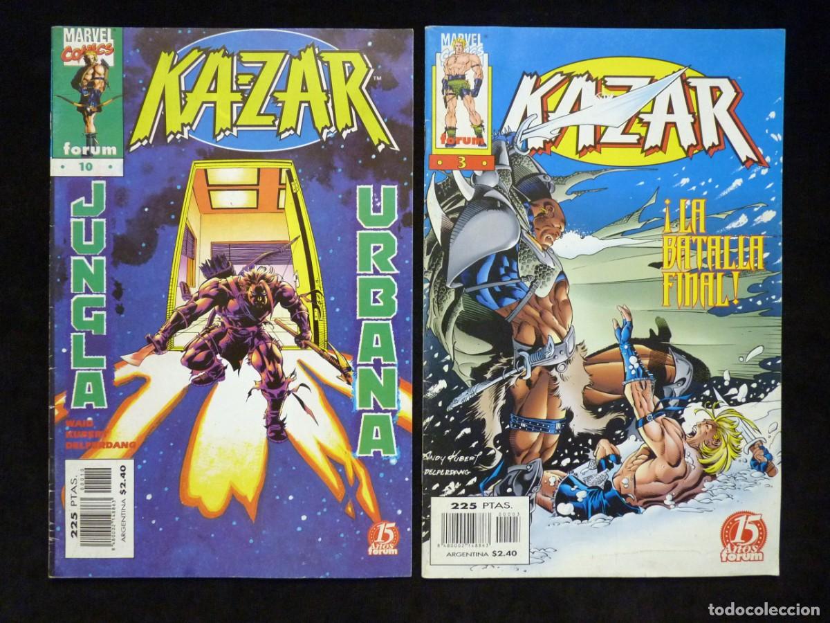 C&oacute;mics: LOTE DE 9 COMICS KA-ZAR. ED. FORUM. LEER - Foto 6