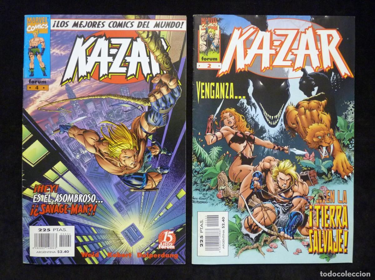C&oacute;mics: LOTE DE 9 COMICS KA-ZAR. ED. FORUM. LEER - Foto 7
