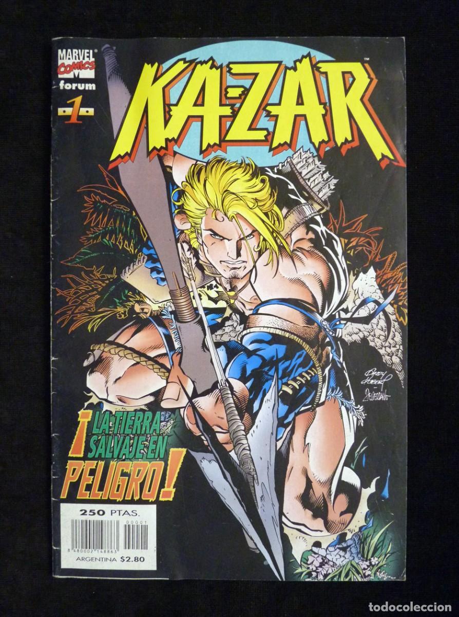 C&oacute;mics: LOTE DE 9 COMICS KA-ZAR. ED. FORUM. LEER - Foto 8