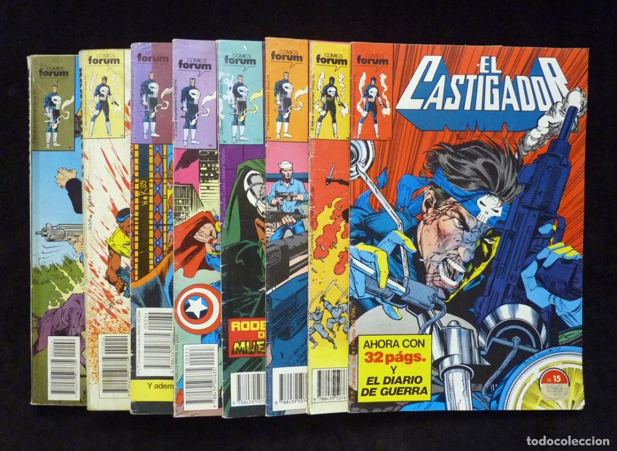 C&oacute;mics: LOTE DE 8 COMICS EL CASTIGADOR. ED. FORUM. LEER - Foto 1