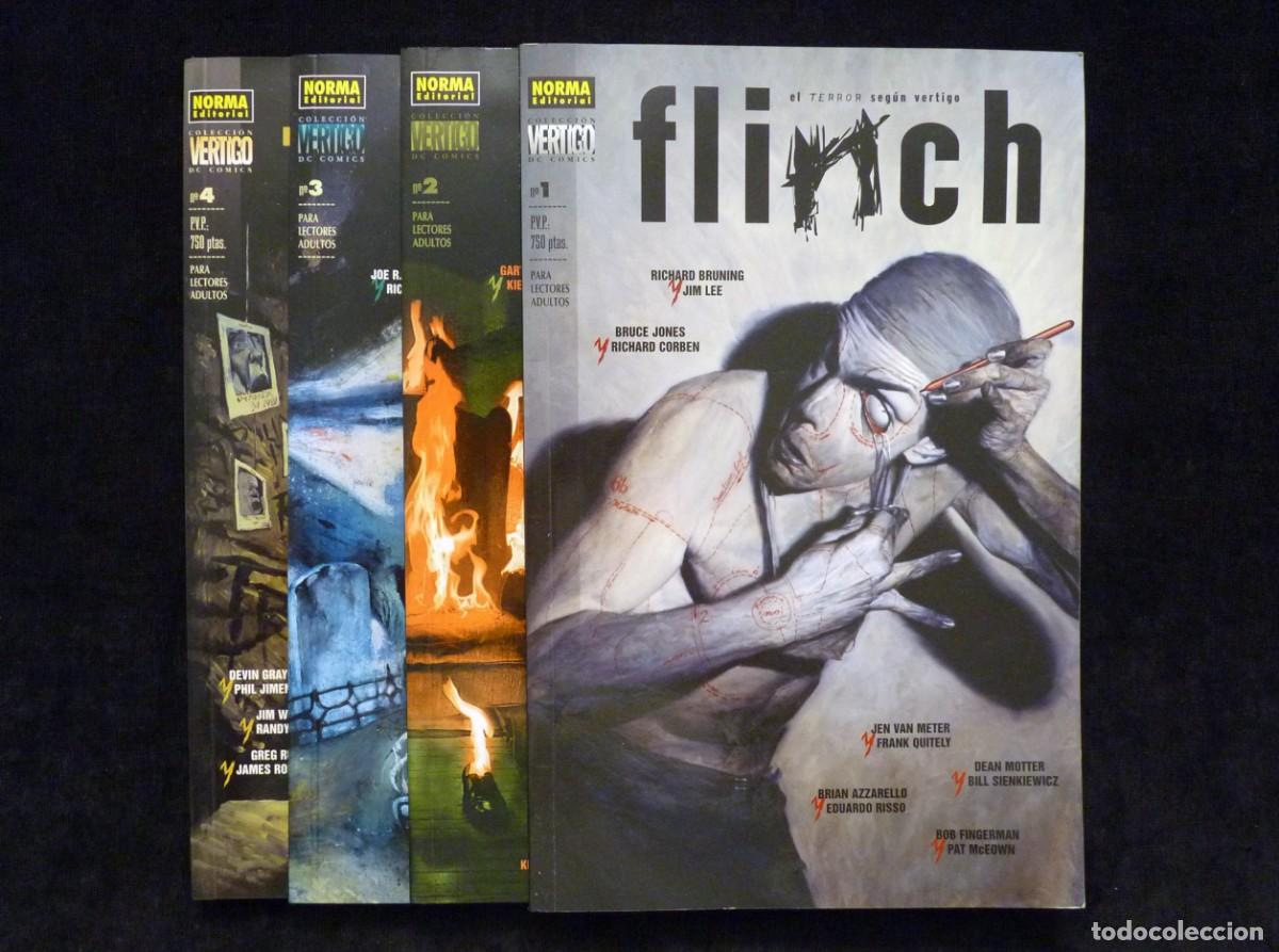 C&oacute;mics: LOTE DE 4 COMICS, FLINCH. N&ordm; 1 Al 4. ED. NORMA. LEER - Foto 1