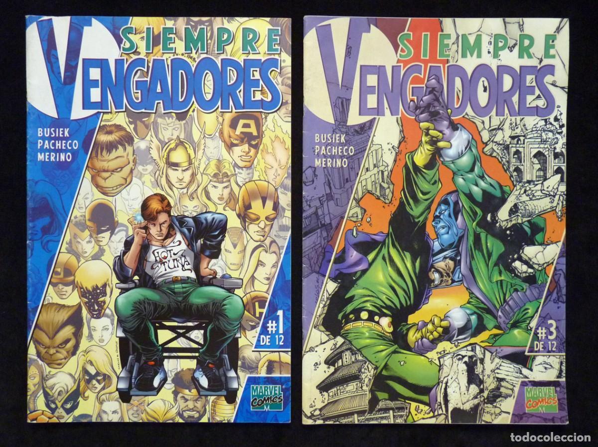 C&oacute;mics: LOTE DE 10 COMICS, SIEMPRE VENGADORES. ED. FORUM. LEER - Foto 4