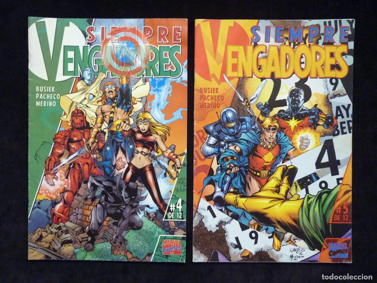 C&oacute;mics: LOTE DE 10 COMICS, SIEMPRE VENGADORES. ED. FORUM. LEER - Foto 5