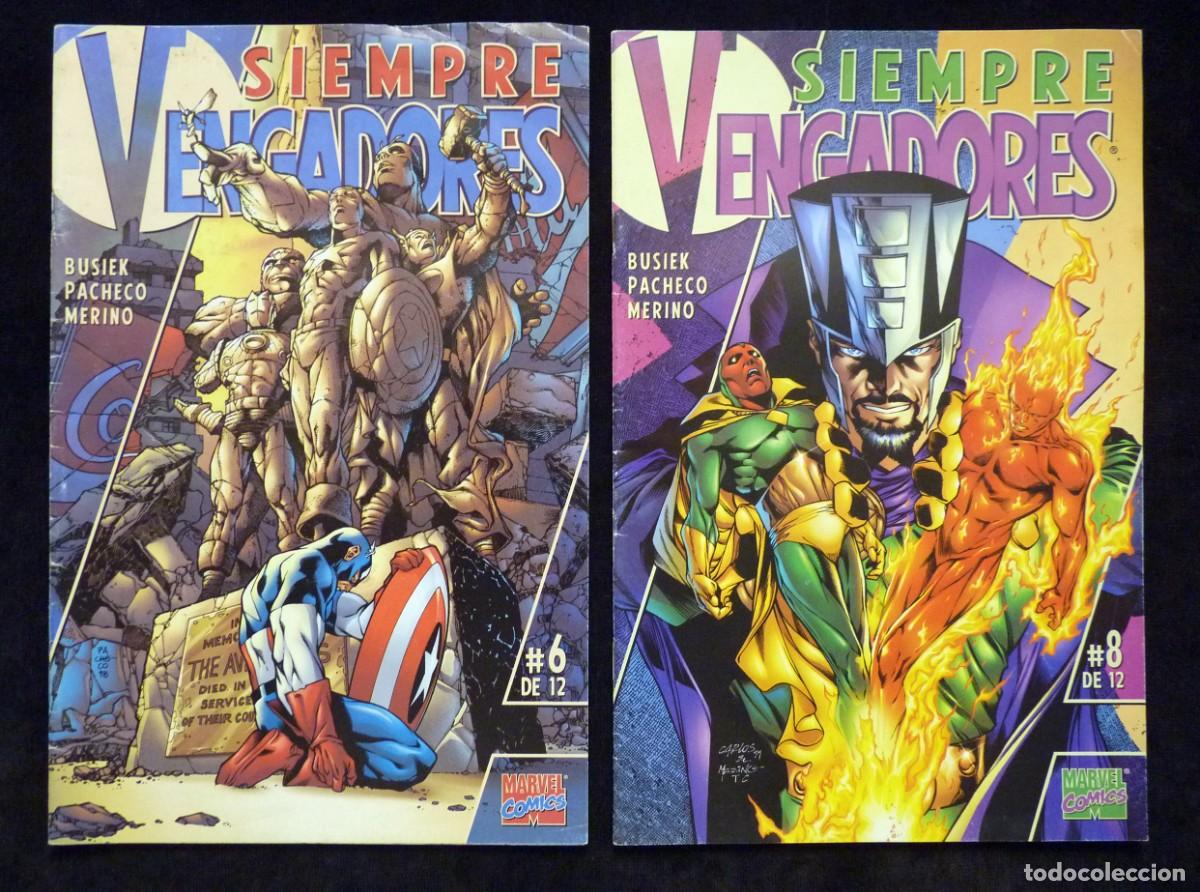 C&oacute;mics: LOTE DE 10 COMICS, SIEMPRE VENGADORES. ED. FORUM. LEER - Foto 6