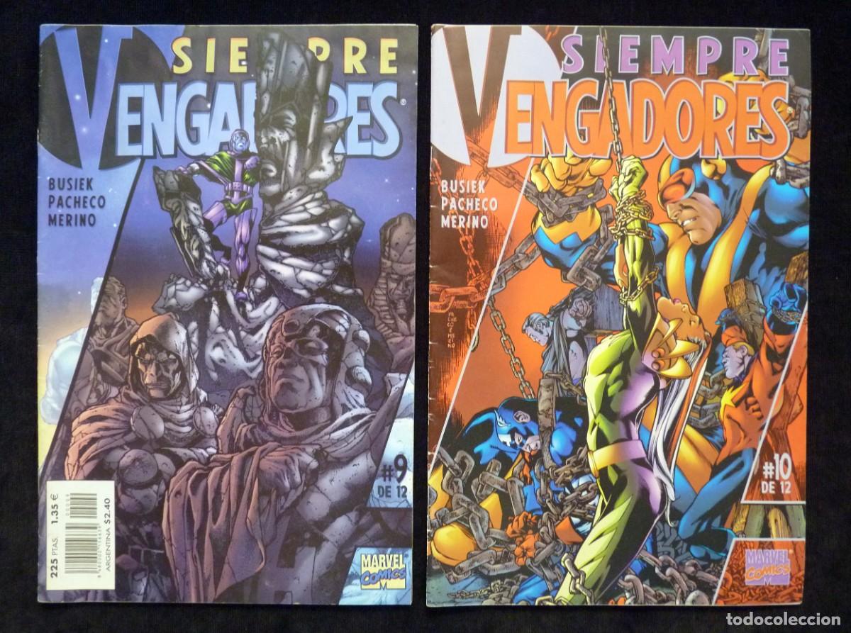 C&oacute;mics: LOTE DE 10 COMICS, SIEMPRE VENGADORES. ED. FORUM. LEER - Foto 9
