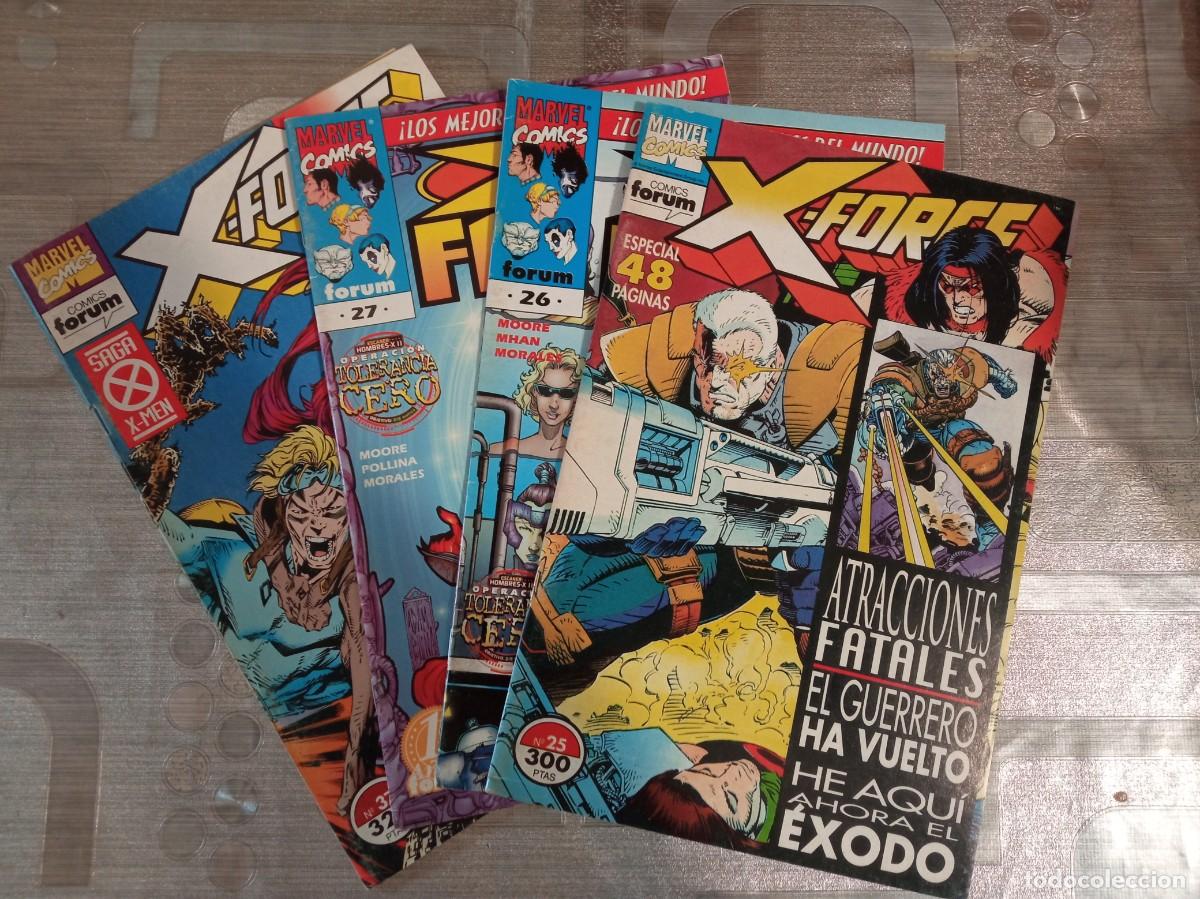 C&oacute;mics: X-Force. Forum 1992. N&ordm; 25,26,27,37 - Foto 1