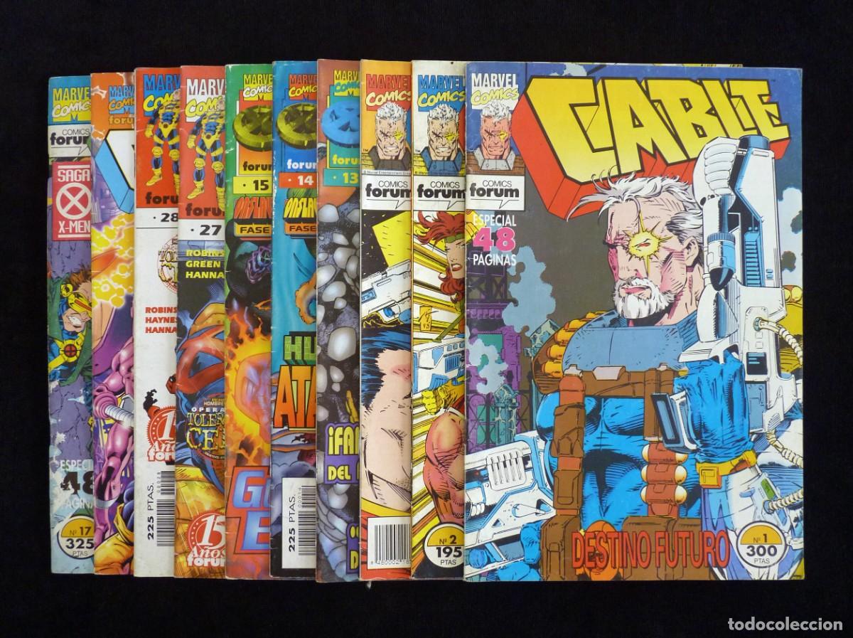 C&oacute;mics: LOTE DE 10 COMICS CABLE. ED. FORUM. LEER - Foto 1