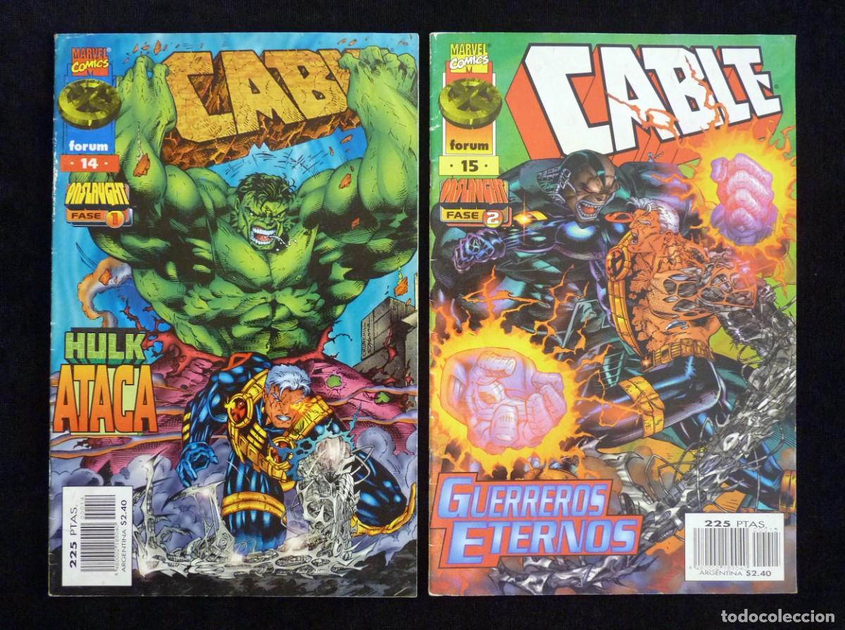 C&oacute;mics: LOTE DE 10 COMICS CABLE. ED. FORUM. LEER - Foto 6