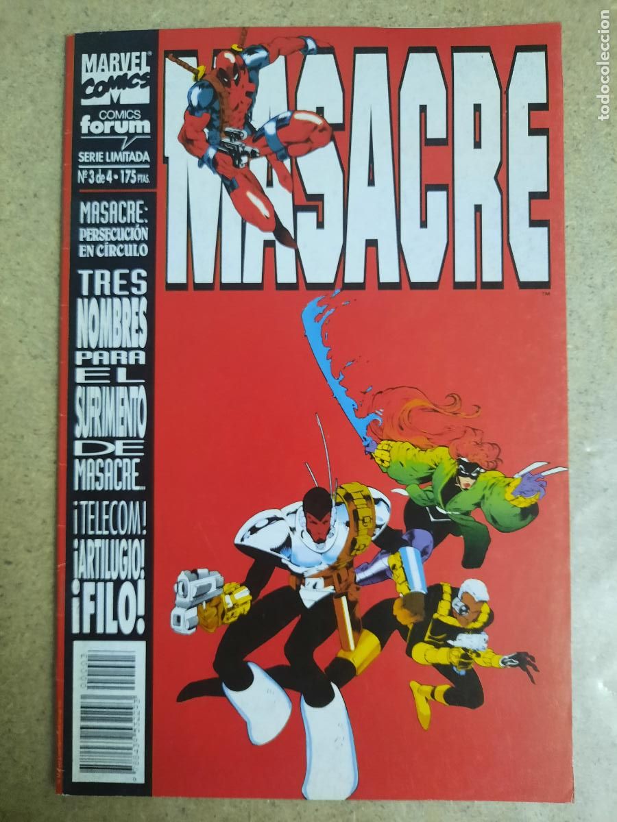C&oacute;mics: MASACRE N&ordm; 1 AL 4 - ED. FORUM - COMPLETA! - Foto 3