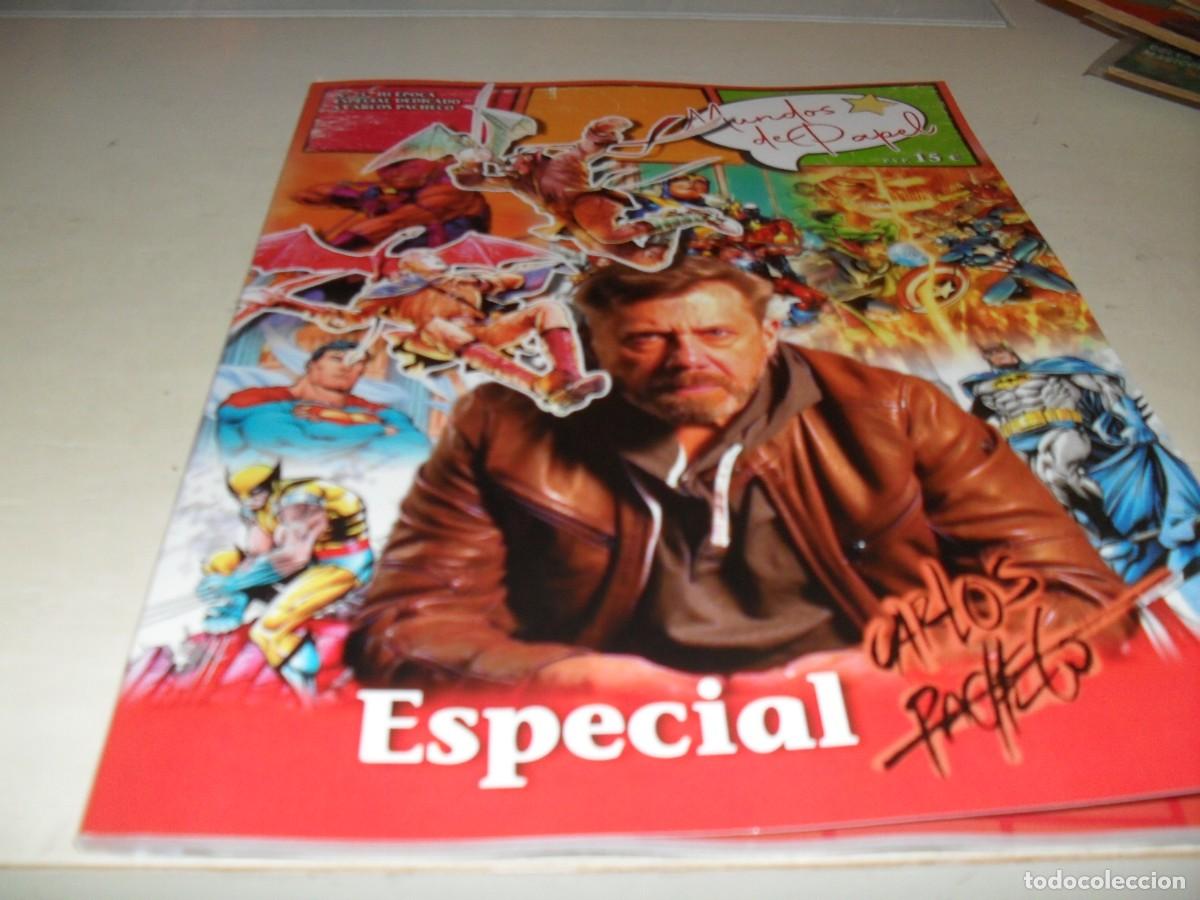 Comics: MUNDOS DE PAPEL N&ordm; 25 ESPECIAL DEDICADO A CARLOS PACHECO.COLECTIVO DE TEBEOS,1997