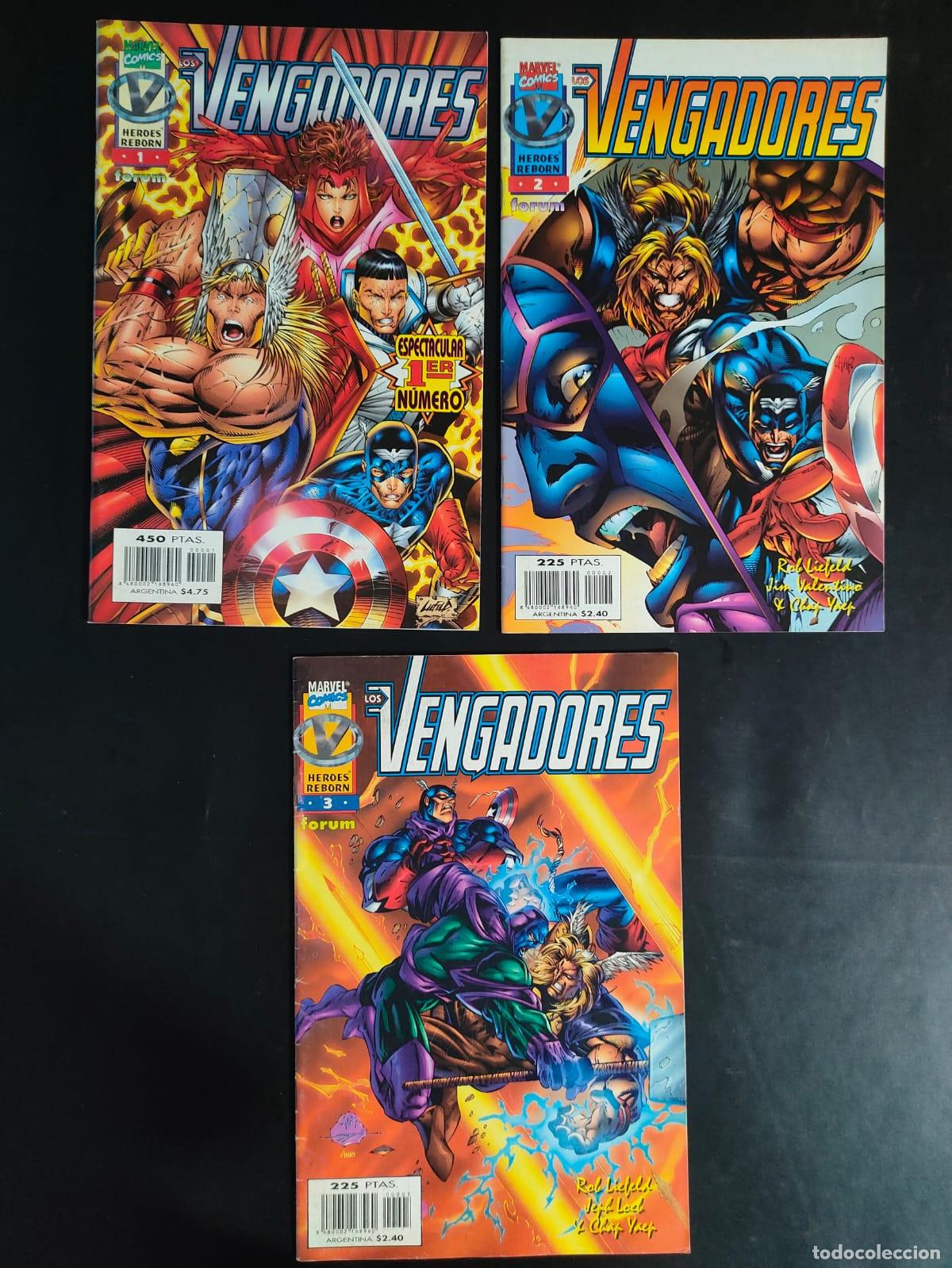 C&oacute;mics: VENGADORES HEROES REBORN 1,2,3 - Foto 1