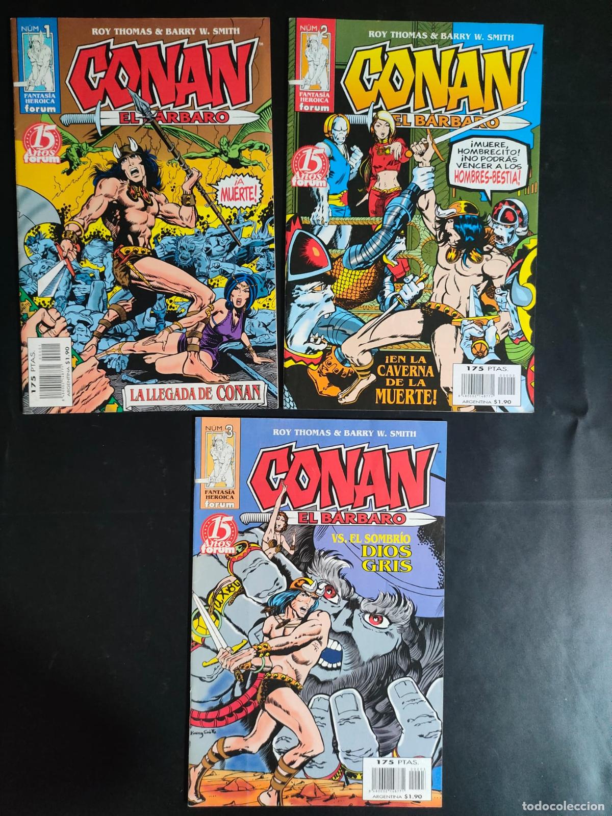 C&oacute;mics: CONAN EL BARNARO 1,2,3 - Foto 1