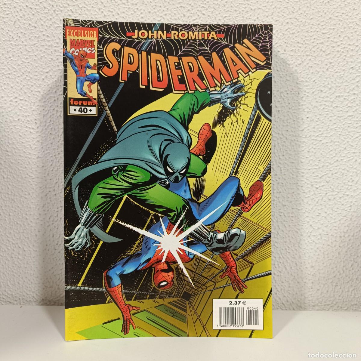 C&oacute;mics: JOHN ROMITA SPIDERMAN - NUMERO 40 - GRAPA MARVEL PANINI DE KIOSCO - Foto 1