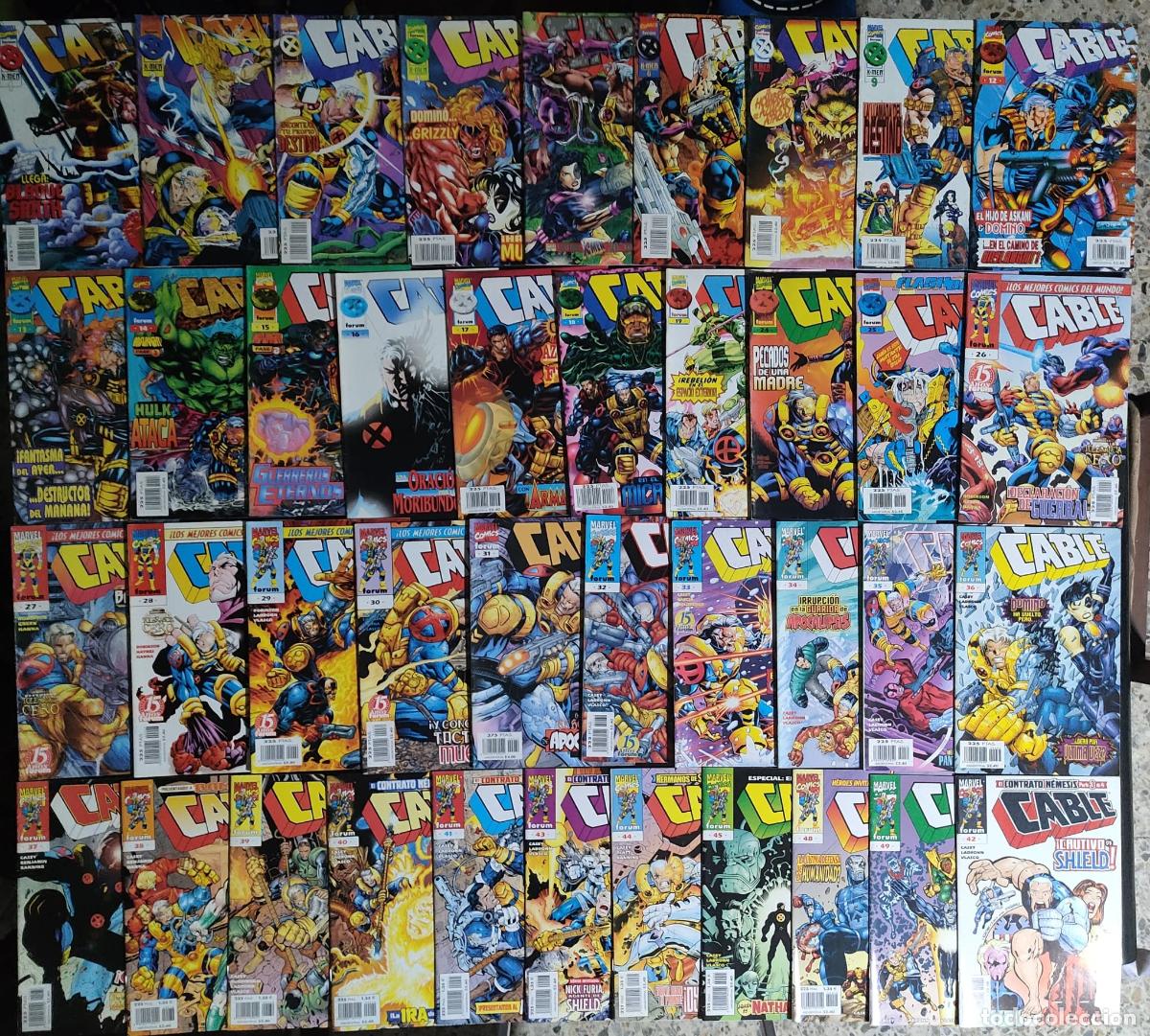 C&oacute;mics: CABLE VOL 2 NUMEROS 1 AL 7,9,12 AL 19,24 AL 45,48,49 - Foto 1