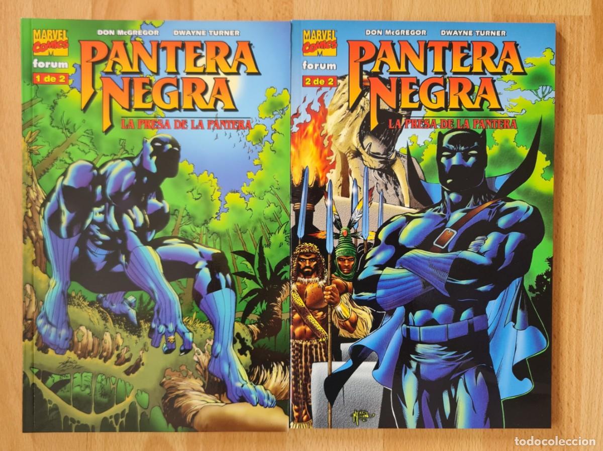 C&oacute;mics: PANTERA NEGRA: LA PRESA DE LA PANTERA. Serie Limitada de 2 tomos. Comics Forum 1998. - Foto 1