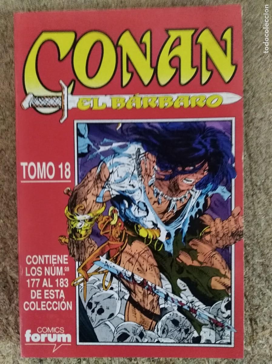 C&oacute;mics: Conan El Barbaro.Tomo 18 con los numeros 177 a 183.Marvel.Forum - Foto 1