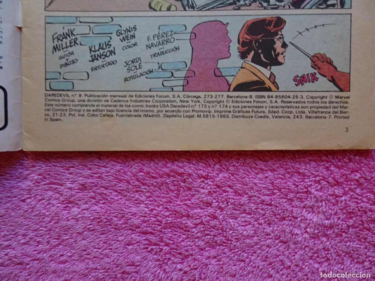 C&oacute;mics: daredevil 9 ediciones forum 1983 frank miller klaus janson - Foto 3