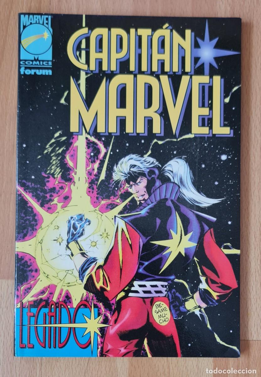 C&oacute;mics: CAPITAN MARVEL: LEGADO. Tomo unico. Comics Forum 1996. - Foto 1