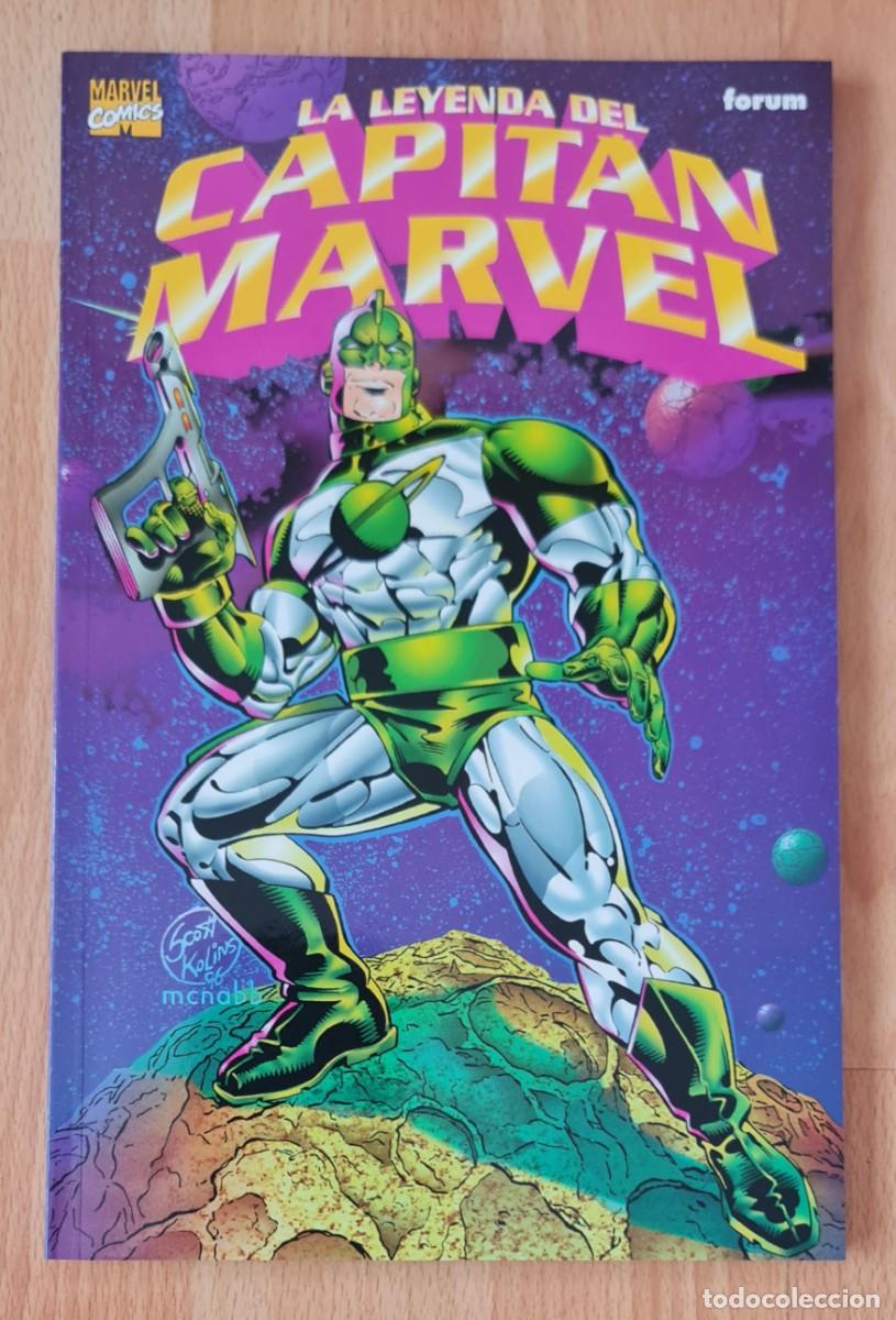 C&oacute;mics: LA LEYENDA DEL CAPITAN MARVEL. Tomo unico. Comics Forum 1998. - Foto 1
