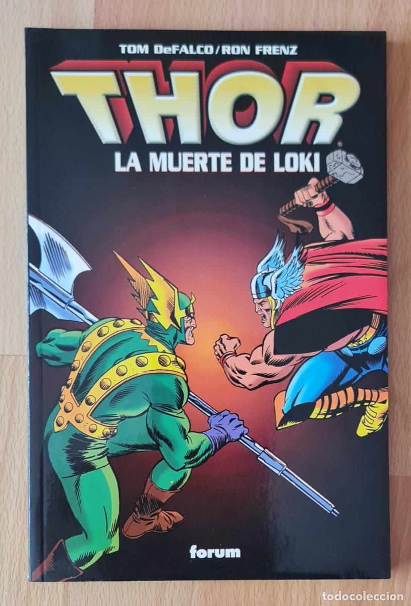 C&oacute;mics: THOR: LA MUERTE DE LOKI. Tomo unico. Comics Forum 1998. - Foto 1