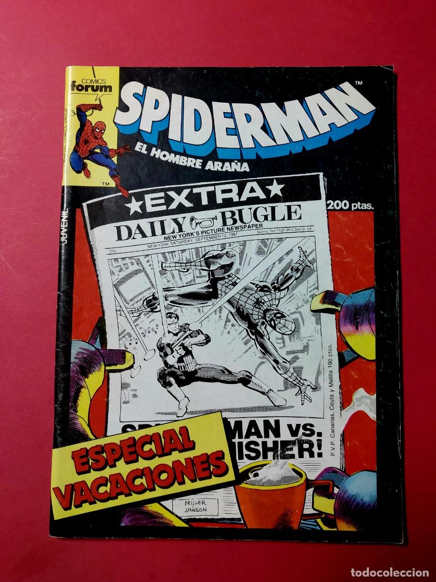 Fumetti: Spiderman el Hombre Araña Especial Vacaciones Marvel Comics 1981 1ª Edición C-B