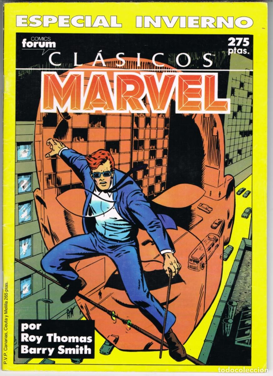 C&oacute;mics: CLASICOS MARVEL. ESPECIAL INVIERNO 1990. ROY THOMAS Y BARRY SMITH - Foto 1