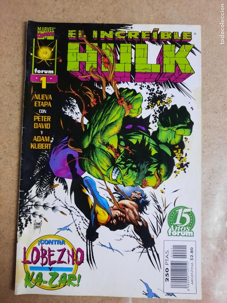 C&oacute;mics: EL INCRE&Iacute;BLE HULK N&ordm; 1, 2, 3, 4, 5 Y 7 - ED. FORUM - Foto 1