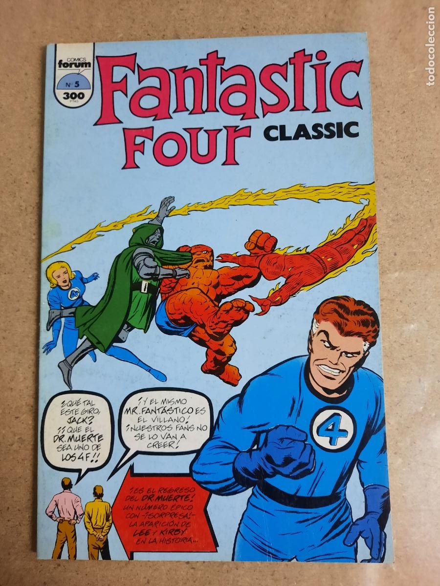 C&oacute;mics: CLASSIC FANTASTIC FOUR N&ordm; 2,3,5 Y 6 - ED. FORUM - Foto 3