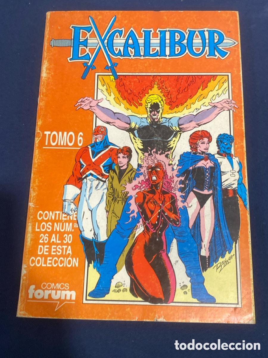 C&oacute;mics: MARVEL COMICS : EXCALIBUR , TOMO 6 . NUMEROS 26.27,28,29,30 - Foto 1