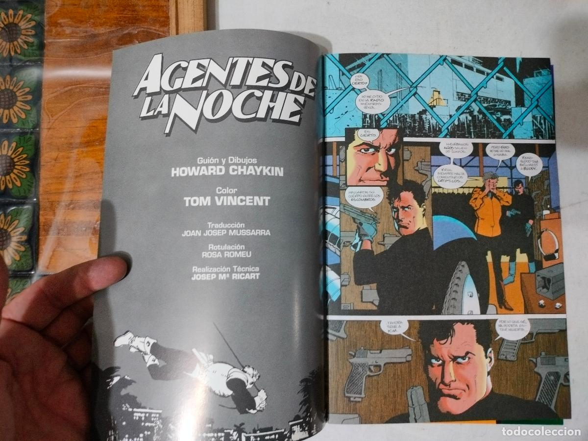 C&oacute;mics: AGENTES DE LA NOCHE.HOWARD CHAYKIN . MINISERIE COMPLETA.FORUM EPIC COMICS. - Foto 3