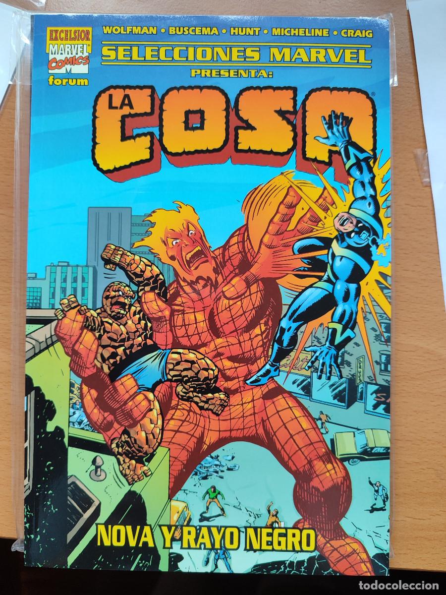C&oacute;mics: SELECCIONES MARVEL: LA COSA - NOVA Y RAYO NEGRO - Foto 1