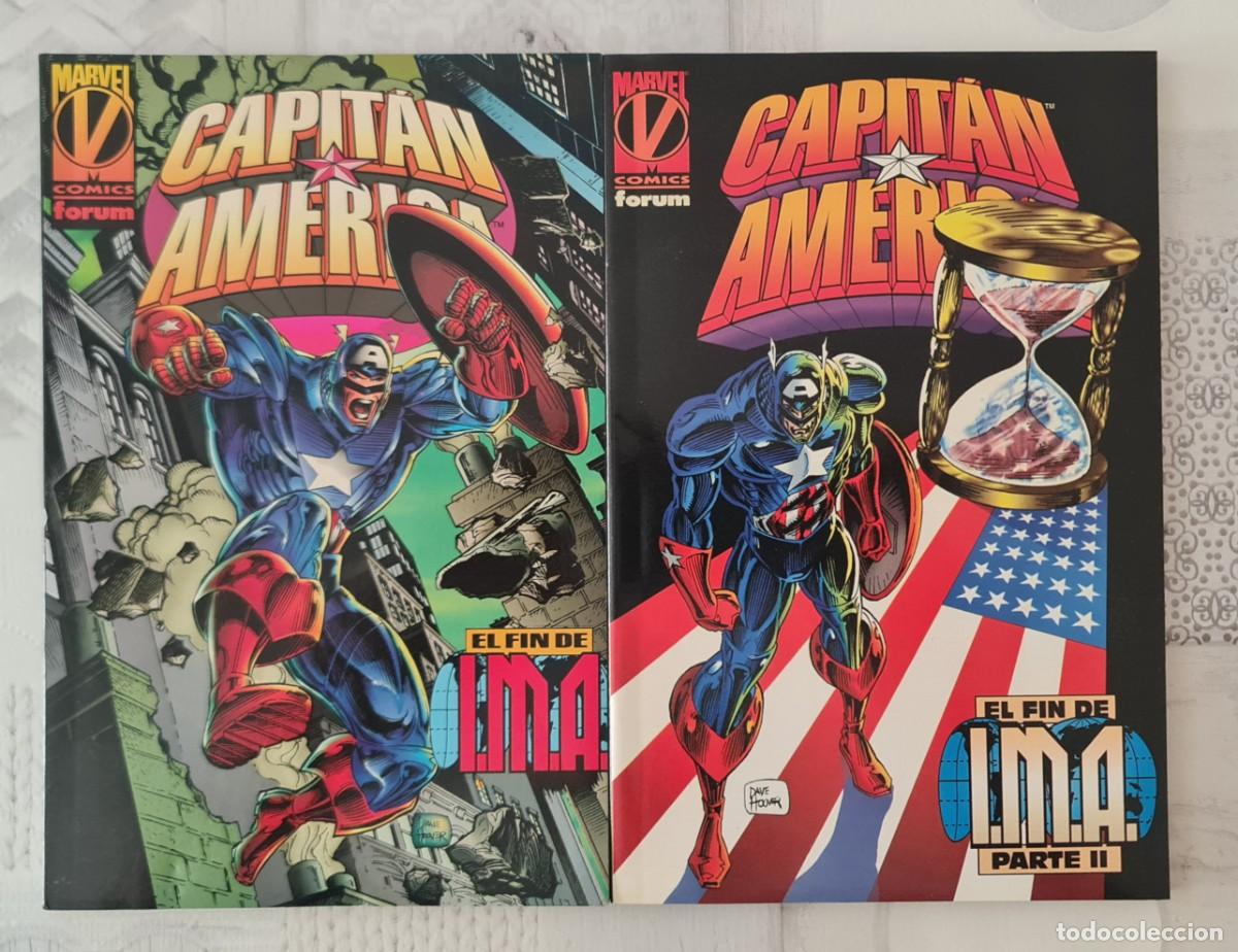C&oacute;mics: CAPITAN AMERICA: EL FIN DE IMA. Serie Limitada de 2 tomos. Comics Forum 1996. - Foto 1