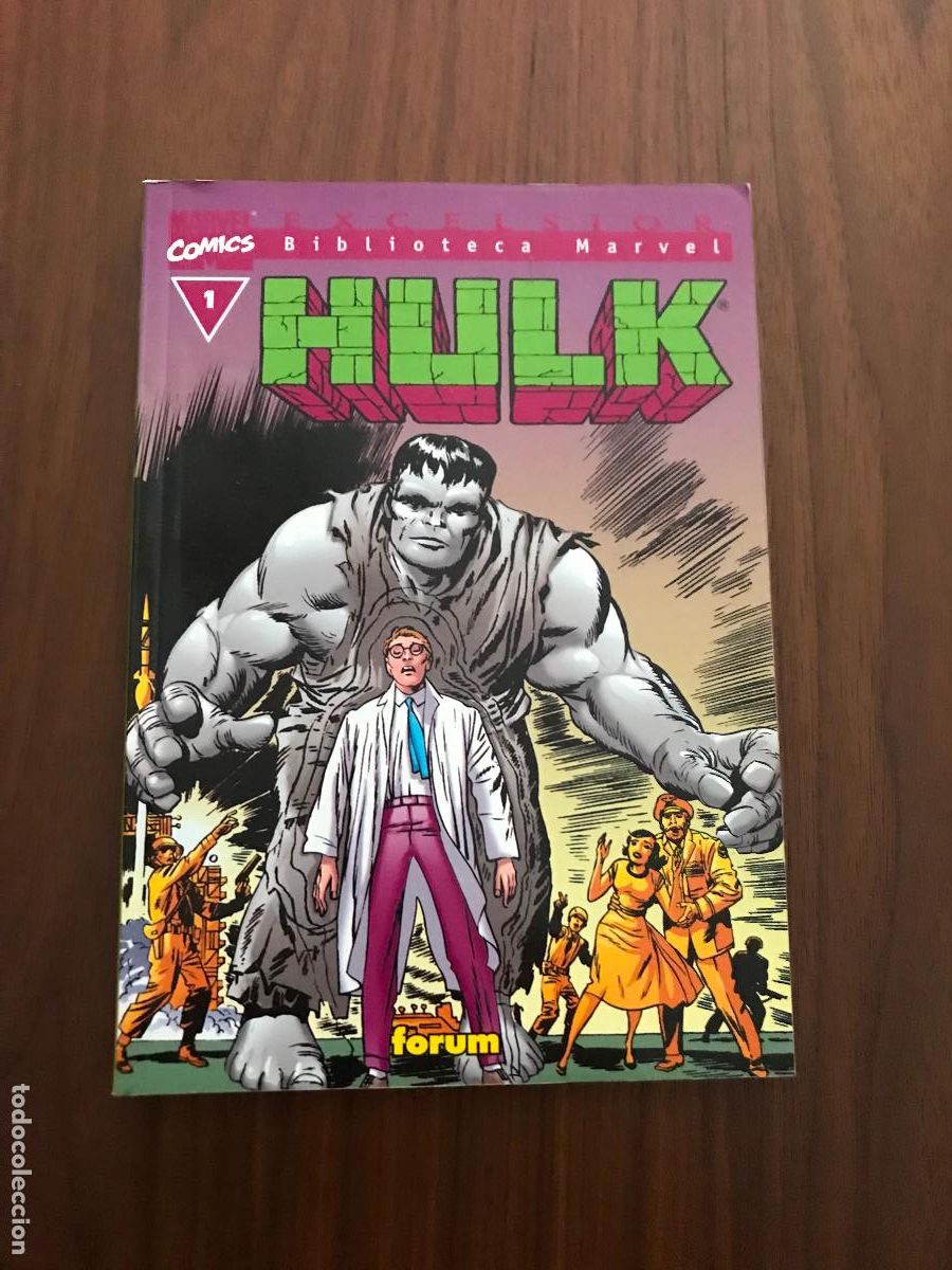 C&oacute;mics: HULK N&ordm; 1 , BIBLIOTECA MARVEL , EXCELSIOR , EDITORIAL FORUM - Foto 1