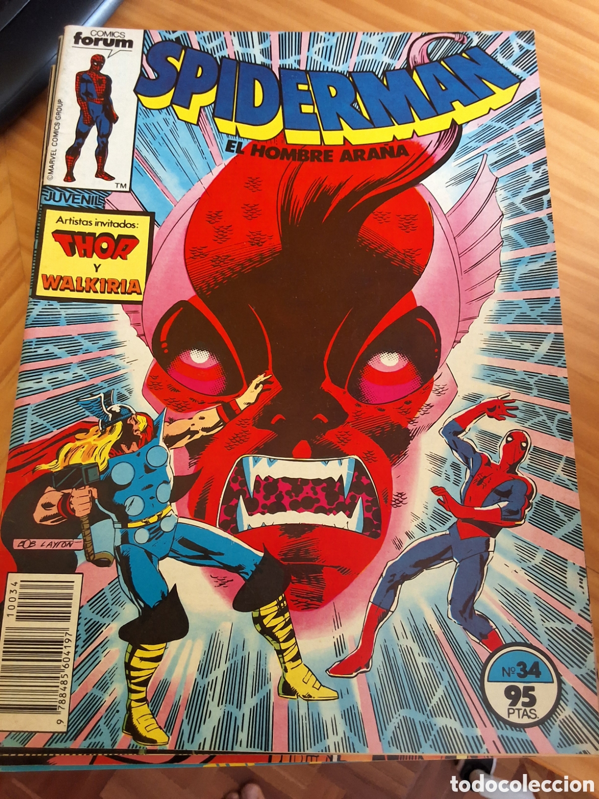 C&oacute;mics: Spiderman forum grapa numero 34 Thor walkiria - Foto 1